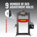 75 Ton H-Frame Electric Hydraulic Shop Press with Hand Winch,  110V Mo — lifestyle view