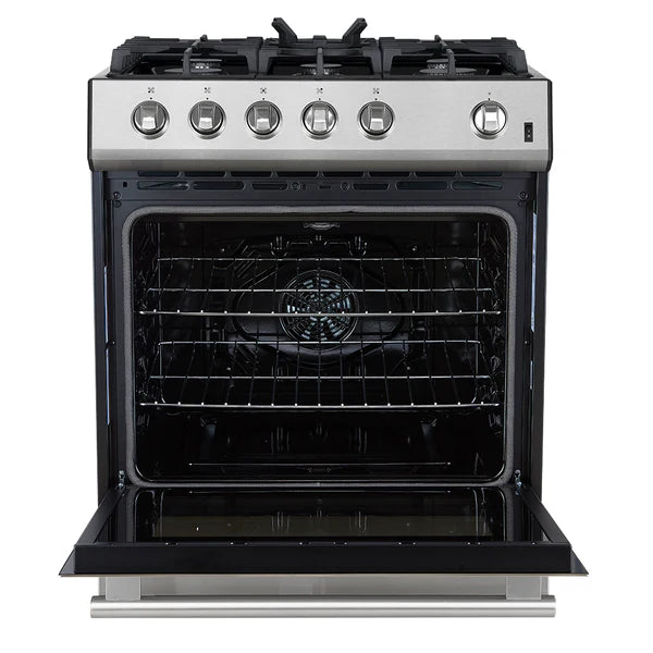 Forno Leonardo Espresso 30-Inch Gas Range in Stainless Steel (FFSGS1116-30) FORNO