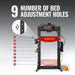 50 Ton H-Frame Air/Hydraulic Shop Press with Hand Winch & Press Pin Ki — lifestyle view