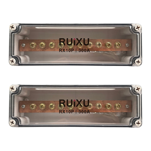 RUiXU RX10P 300A busbar pair with 5/16 inch studs