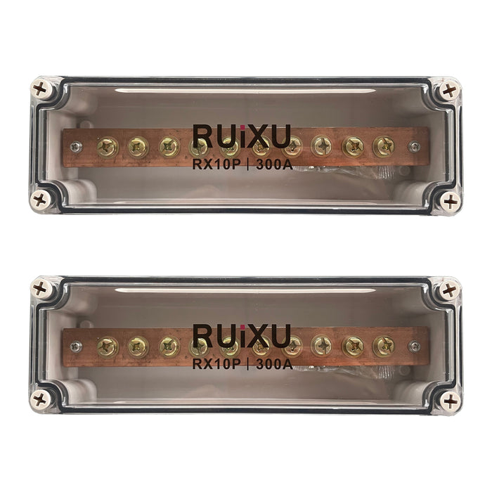 RUiXU RX10P 300A busbar pair with 5/16 inch studs