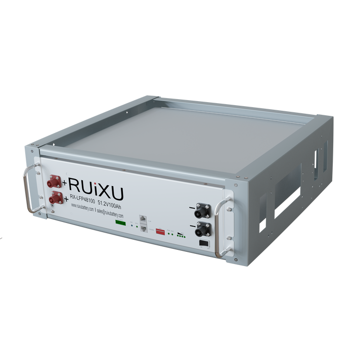 RUiXU stackable bracket rack for RX-LFP48100 server rack battery - view 2