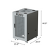 RUiXU 6-slot battery cabinet, shown for size comparison with the 10-slot model