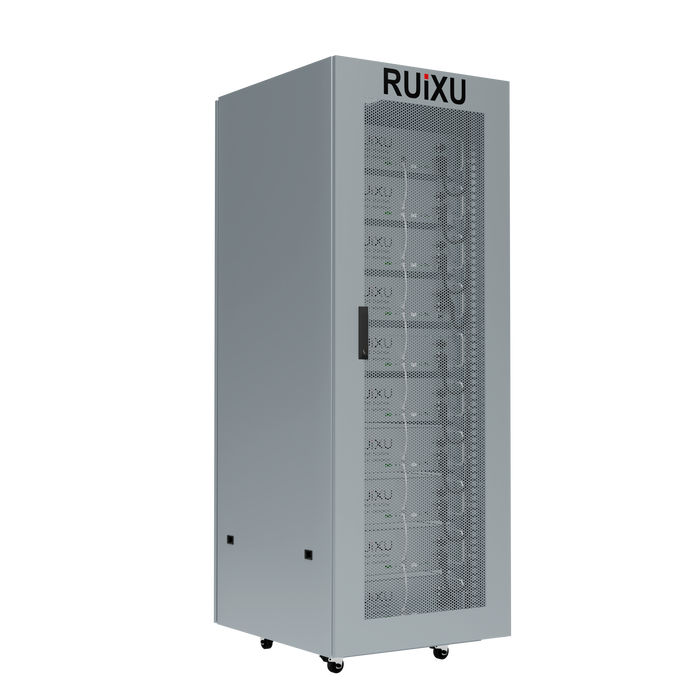 RUiXU 10-slot battery cabinet for RX-LFP48100 server rack batteries