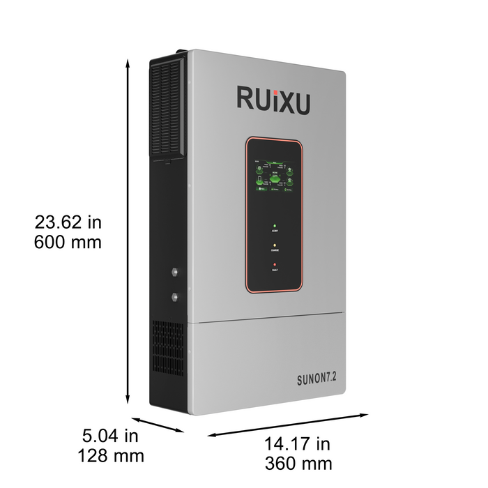 RUiXU SUNON7.2 7.2kW split-phase off-grid solar inverter - view 2