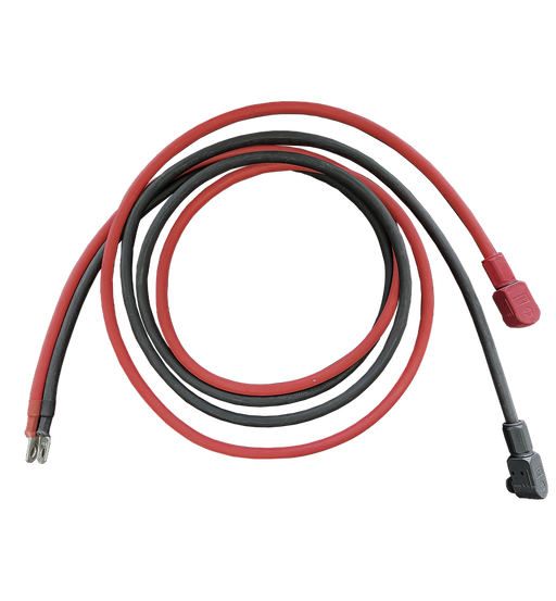 Epoch Batteries 4AWG 6 ft - Pluggable Battery Connector w/ 5/16" lugs (Rack Batteries) — side profile