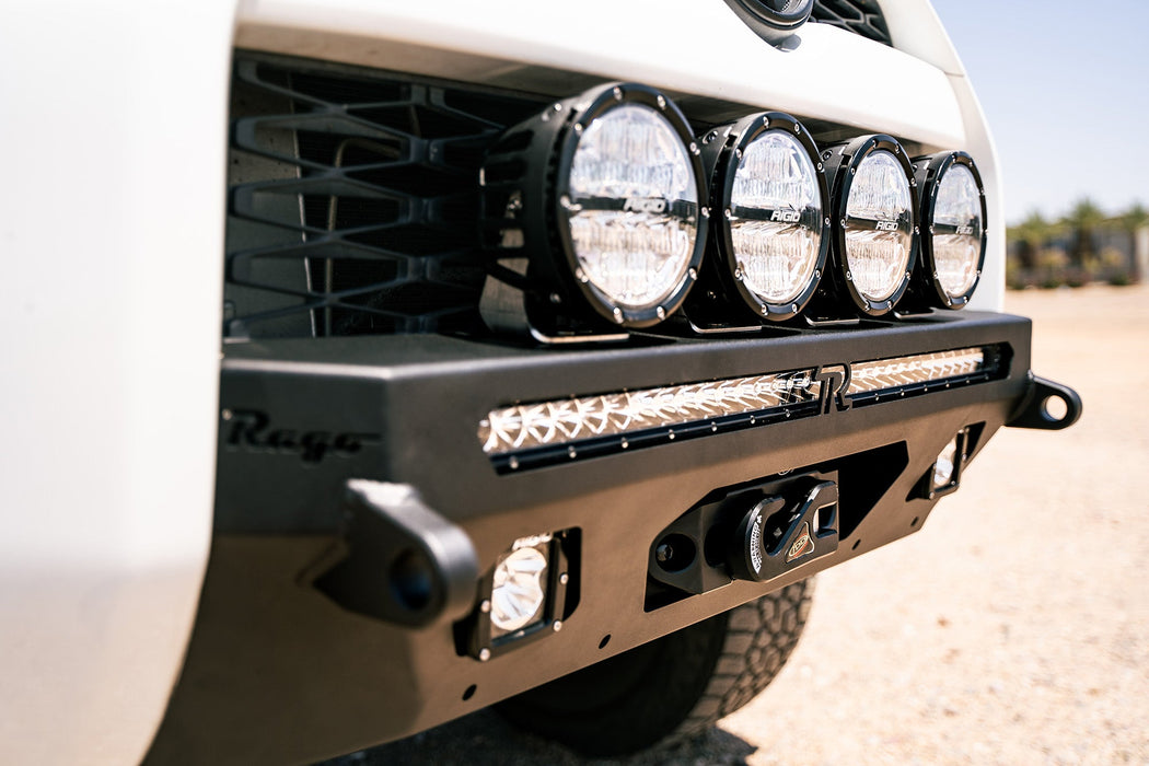Rago Fabrication 2010-2024 Toyota 4Runner Center Mount Winch Front Bumper – installed on vehicle, image 7 of 19