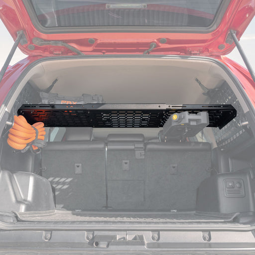 C4 Fabrication 2010-2024 Toyota 4Runner Add-On Shelf for Rear Window MOLLE Panels – product view, image 1 of 13