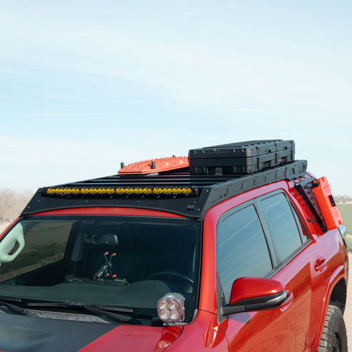 C4 Fabrication 2010-2024 Toyota 4Runner Roof Rack with Optional Light Bar Mount – product view, image 1 of 19