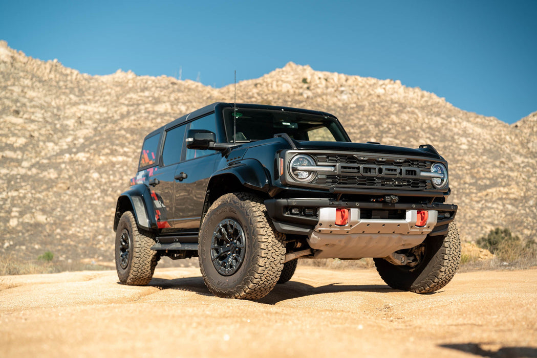 DV8 Offroad 2021-2026 Ford Bronco Tube Push Bar – installed on vehicle, image 6 of 14