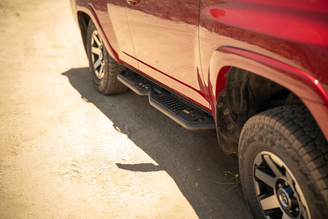 DV8 Offroad 2010-2024 Toyota 4Runner OE Plus Side Steps – on the trail, image 2 of 13