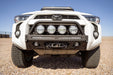 Rago Fabrication 2014-2024 Toyota 4Runner Center Mount Winch Front Bumper with Top Hoop – installed on vehicle, image 7 of 11