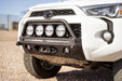 Rago Fabrication 2014-2024 Toyota 4Runner Center Mount Winch Front Bumper with Top Hoop – installed on vehicle, image 4 of 11