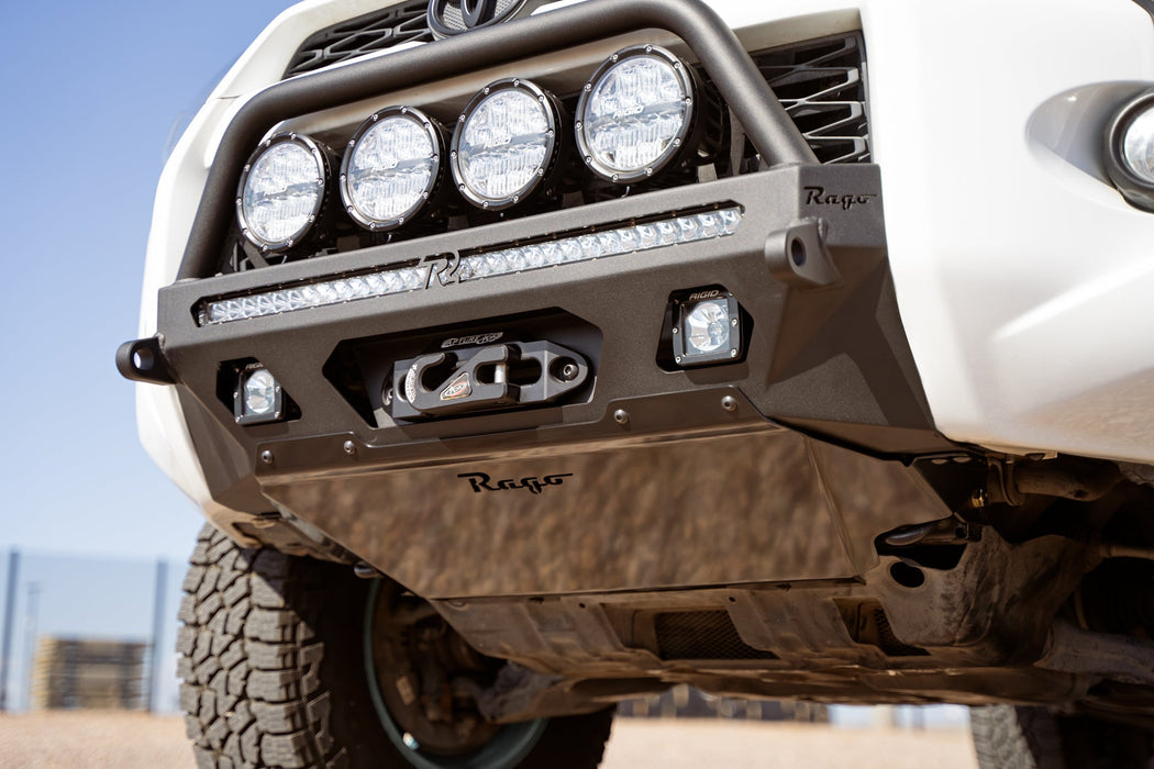 Rago Fabrication 2014-2024 Toyota 4Runner Center Mount Winch Front Bumper with Top Hoop – image 8 of 11