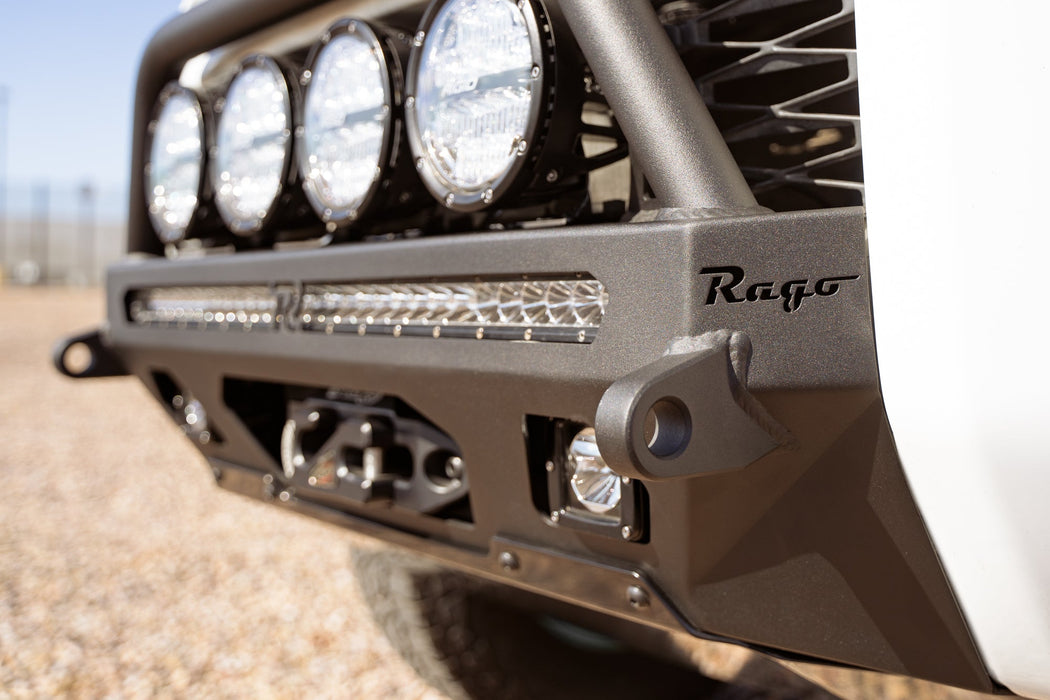 Rago Fabrication 2014-2024 Toyota 4Runner Center Mount Winch Front Bumper with Top Hoop – image 9 of 11