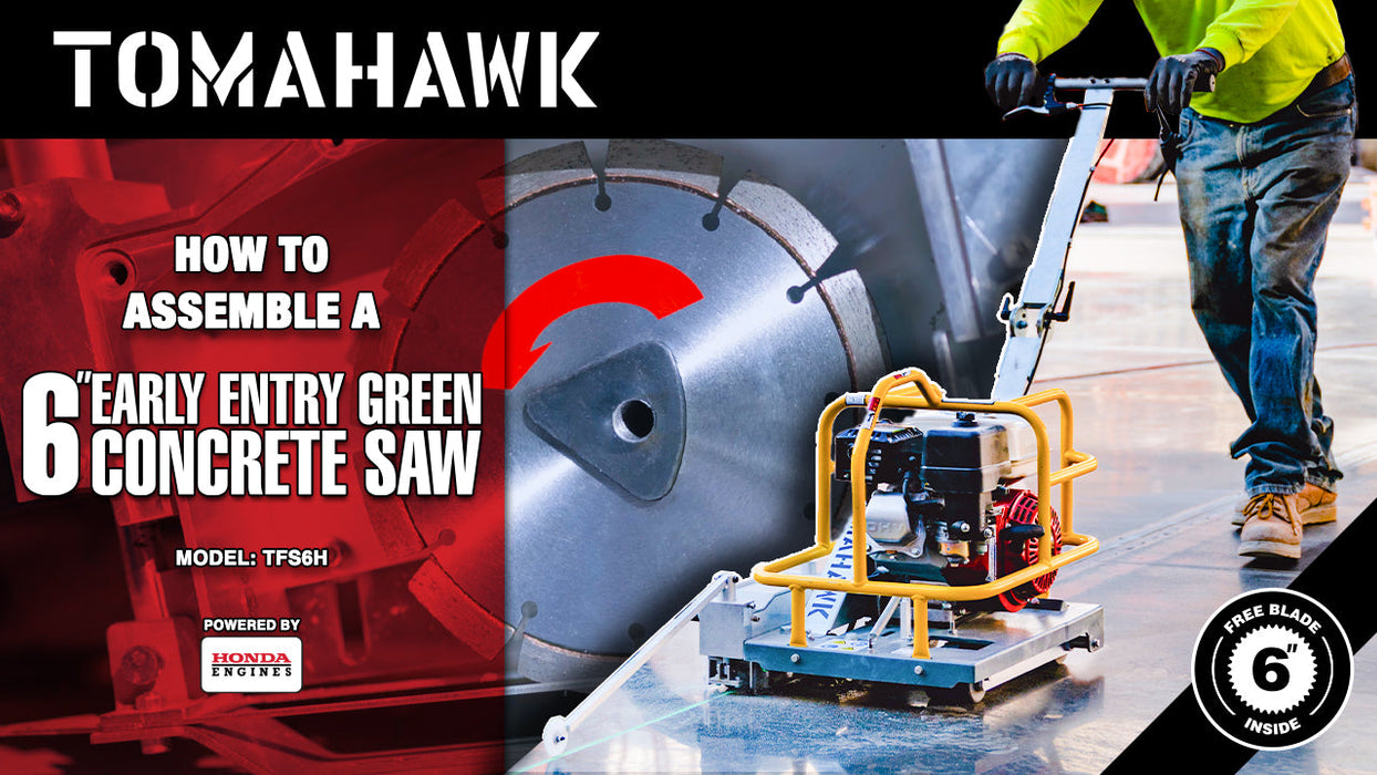 Tomahawk Power 6" XP Red Series Diamond Premium Hard Concrete Saw Blade - Product Image 6