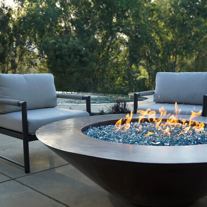 Cono Moreno 42" W Round Copper Fire Pit - MORENO-CONO-4215 by Starfire Designs Starfire Designs