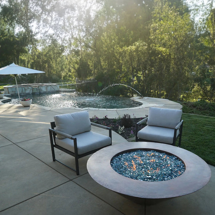 Cono Moreno 42" W Round Copper Fire Pit - MORENO-CONO-4215 by Starfire Designs Starfire Designs