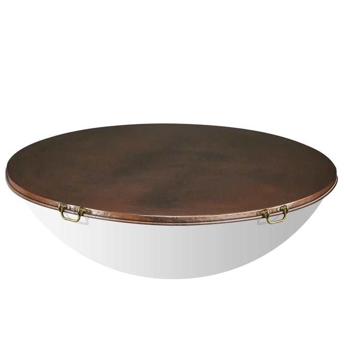 Moreno 60" W Round Copper Fire Pit Lid - MORENO-TOP-60RND by Starfire Designs Starfire Designs