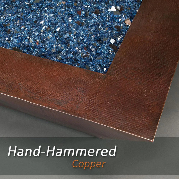 Largo Moreno 60" W x 26" L Rectangle Copper Fire Pit - MORENO-LRGO-602619 by Starfire Designs Starfire Designs