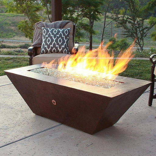 Largo Moreno 60" W x 26" L Rectangle Copper Fire Pit - MORENO-LRGO-602619 by Starfire Designs Starfire Designs