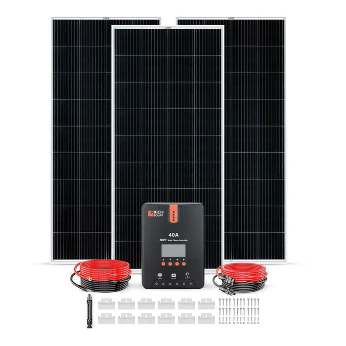 Green Vista Living Rich Solar 600 Watt Solar Kit RS-K6004 - Detail View