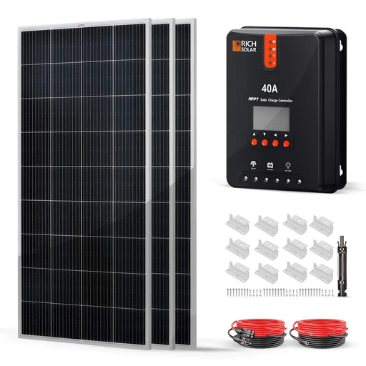 Green Vista Living Rich Solar 600 Watt Solar Kit RS-K6004
