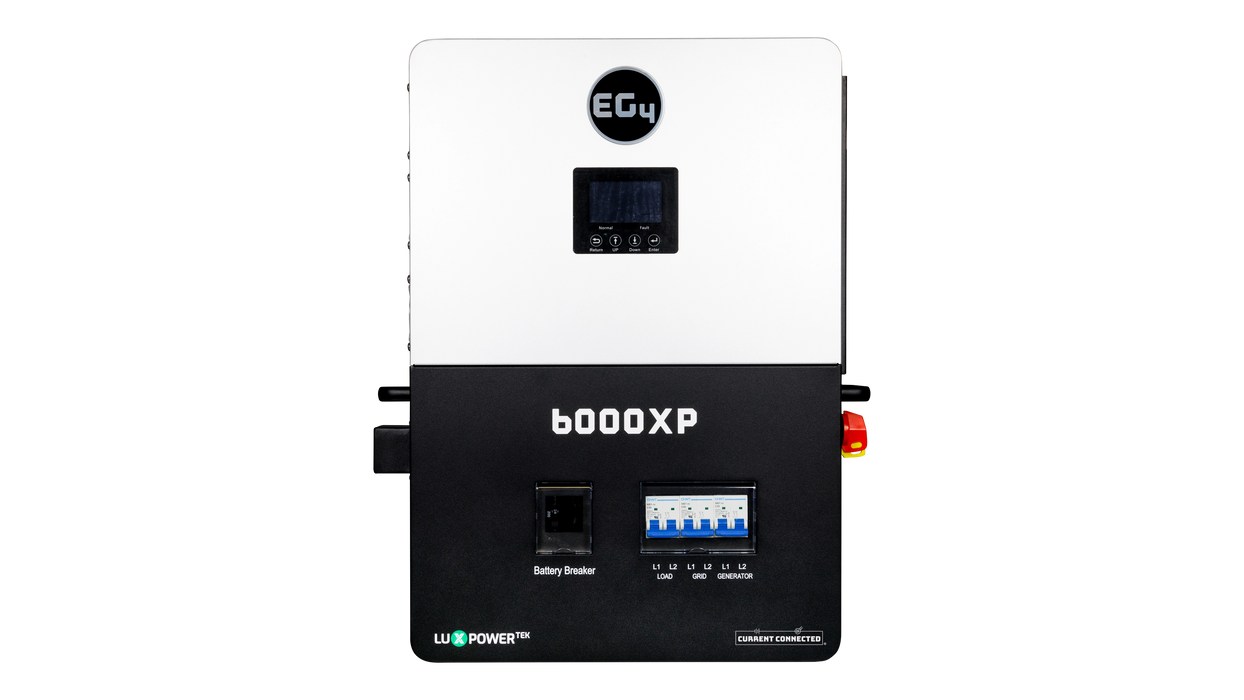 EG4 6000XP 48V 6kW Off-Grid All-in-One Inverter/Charger, 6kW Split-Phase AC Output, 8kW Solar Input, UL 1741 & UL 9540 Solar Inverter - Urban Supply Inc