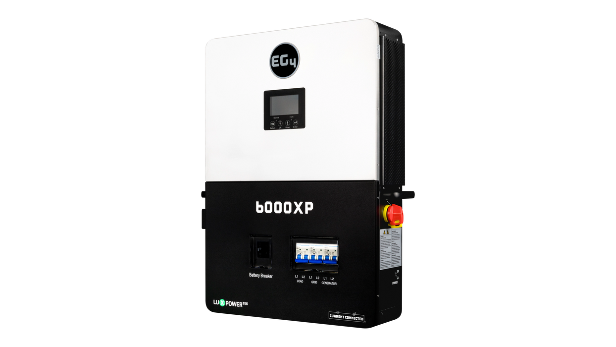 EG4 6000XP 48V 6kW Off-Grid All-in-One Inverter/Charger, 6kW Split-Phase AC Output, 8kW Solar Input, UL 1741 & UL 9540 Solar Inverter - Urban Supply Inc