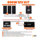 Green Vista Living Rich Solar 600 Watt Solar Kit RS-K6004 - Close-Up