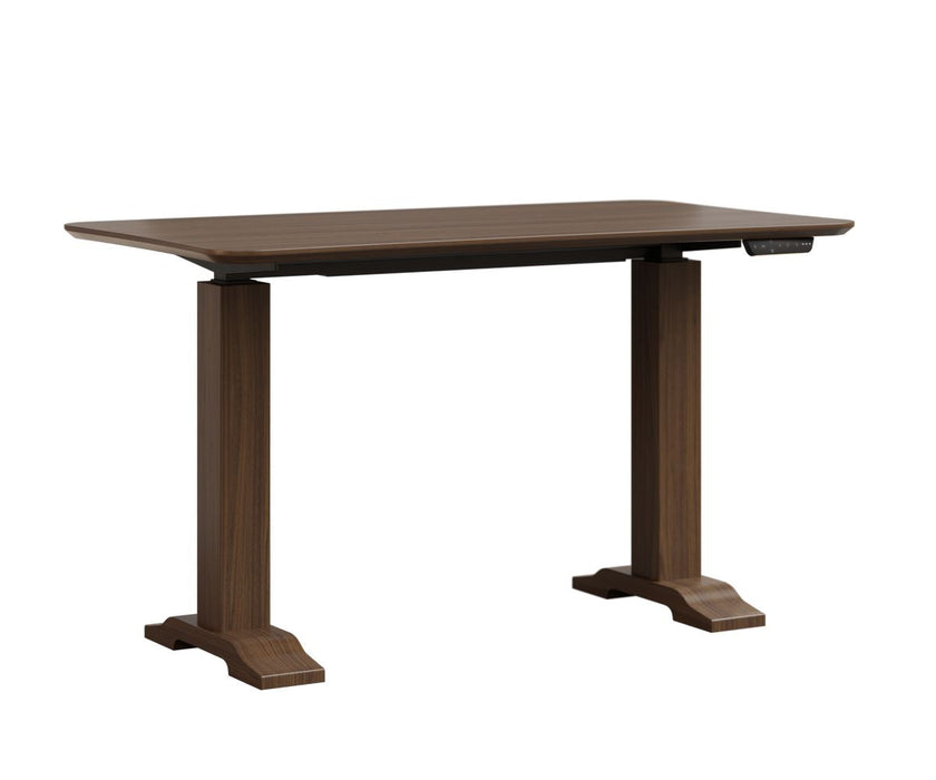 6011 Dawsyn Adjustable Desk - Wood Base