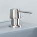 Utility Sink Laundry Tub Soap Dispenser (Stainless Steel Finish) Bathroom Fixture - Close-Up