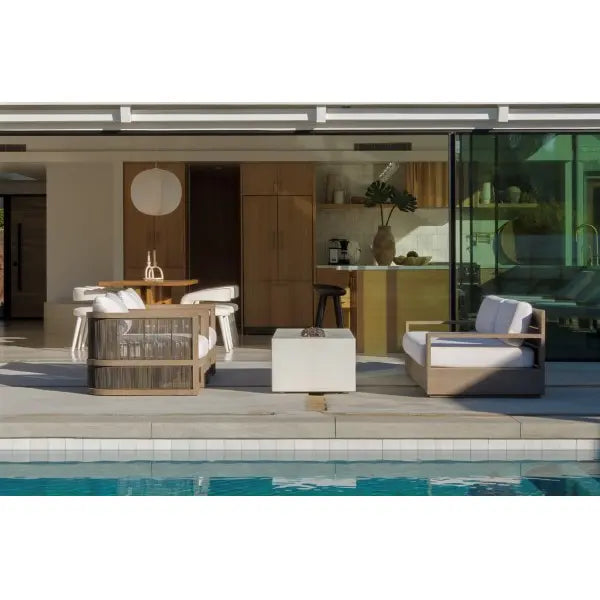 Starfire Designs Gravity 60" x 24" Linear Concrete Gas Fire Pit Starfire Designs