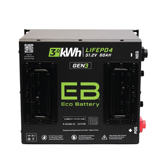 Eco Battery 48V 60Ah LiFePO4 Battery