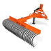 60" Offset Landscape Rake with 30 Tines 3 Point Hitch Tractor Attachment, LRA60