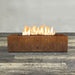 Starfire Designs Metal Gravity 60" x 24" Linear Corten Steel Gas Fire Pit Starfire Designs