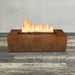 Starfire Designs Metal Gravity 60" x 24" Linear Corten Steel Gas Fire Pit Starfire Designs