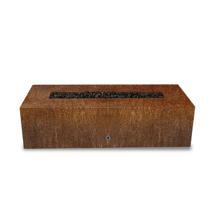 Starfire Designs Metal Gravity 60" x 24" Linear Corten Steel Gas Fire Pit Starfire Designs