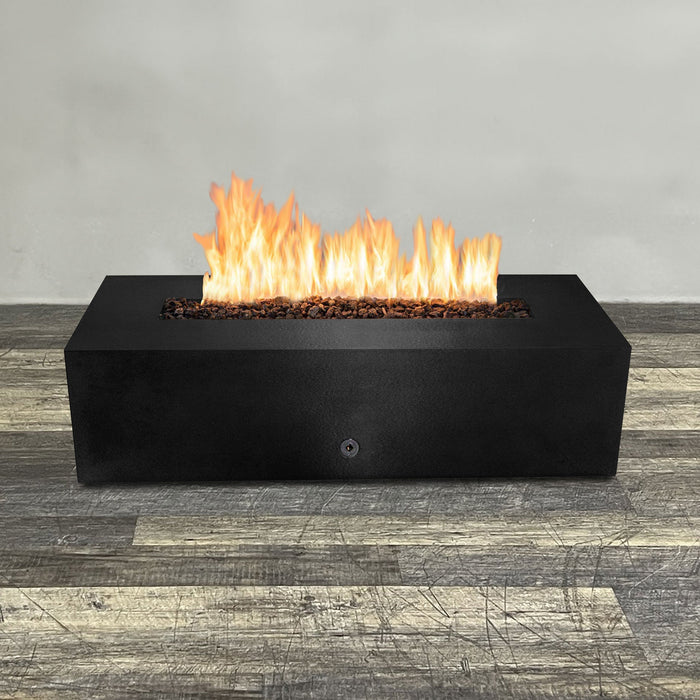 Starfire Designs Gravity 60" x 24" Linear Powder Coated Steel Gas Fire Pit Starfire Designs