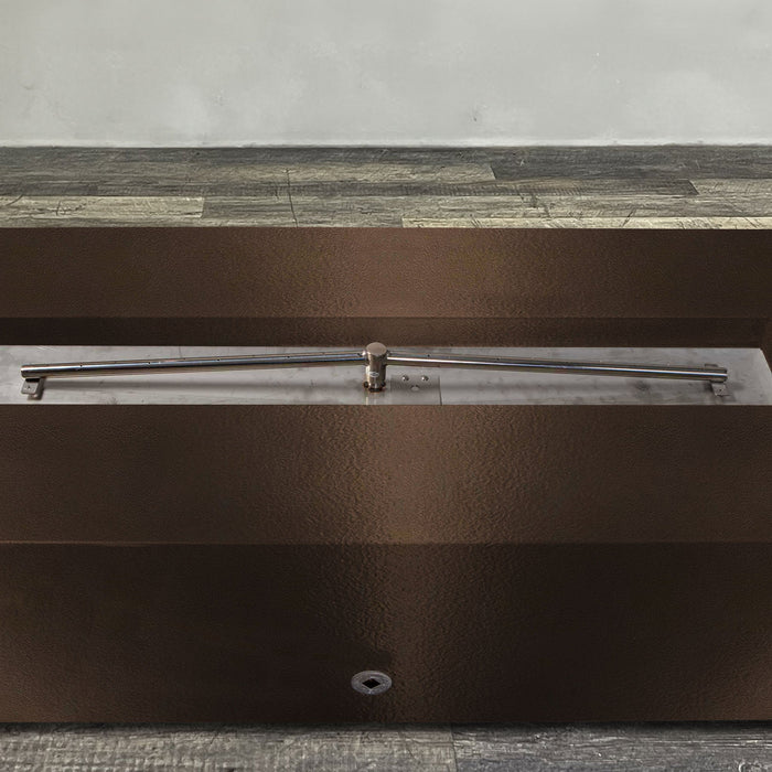 Starfire Designs Gravity 60" x 24" Linear Powder Coated Steel Gas Fire Pit Starfire Designs