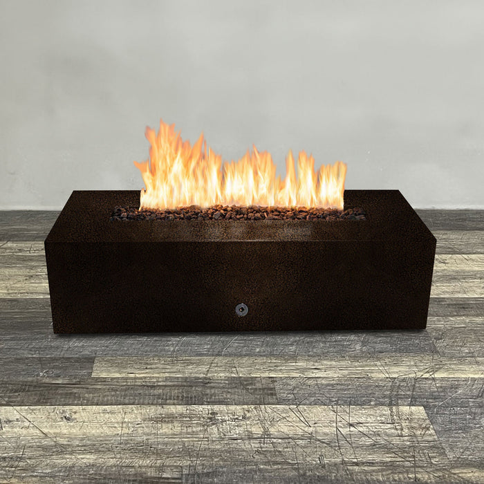 Starfire Designs Gravity 60" x 24" Linear Powder Coated Steel Gas Fire Pit Starfire Designs