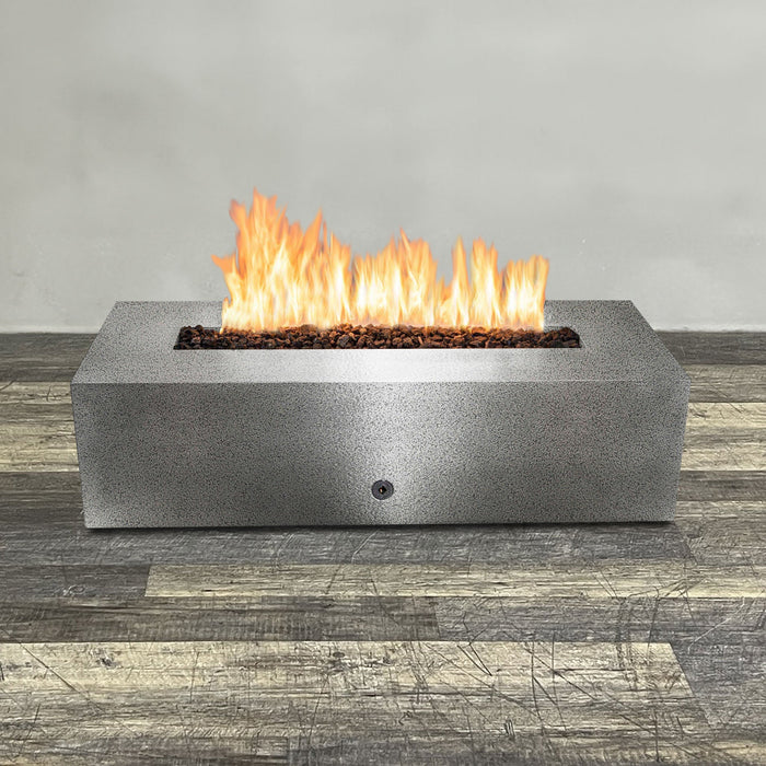 Starfire Designs Gravity 60" x 24" Linear Powder Coated Steel Gas Fire Pit Starfire Designs