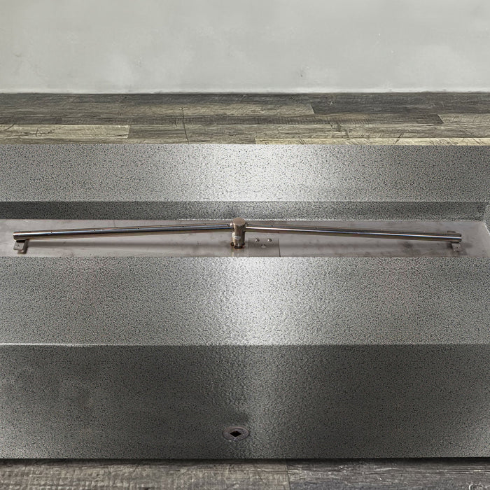 Starfire Designs Gravity 60" x 24" Linear Powder Coated Steel Gas Fire Pit Starfire Designs