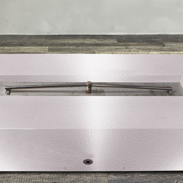 Starfire Designs Gravity 60" x 24" Linear Powder Coated Steel Gas Fire Pit Starfire Designs