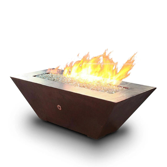 Largo Moreno 60" W x 26" L Rectangle Copper Fire Pit - MORENO-LRGO-602619 by Starfire Designs Starfire Designs