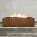 Starfire Designs Metal Gravity 60" x 32" Rectangle Corten Steel Gas Fire Pit Starfire Designs