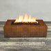 Starfire Designs Metal Gravity 60" x 32" Rectangle Corten Steel Gas Fire Pit Starfire Designs
