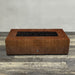 Starfire Designs Metal Gravity 60" x 32" Rectangle Corten Steel Gas Fire Pit Starfire Designs