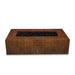 Starfire Designs Metal Gravity 60" x 32" Rectangle Corten Steel Gas Fire Pit Starfire Designs