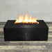 Starfire Designs Gravity Rectangle Powder Coated Steel Gas Fire Pit with Propane Tank Access Door Starfire Designs